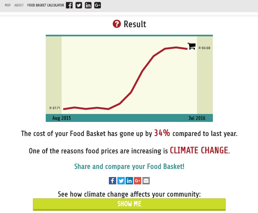 The cost of maize meal, Southern Africa's staple food, rose by 34%